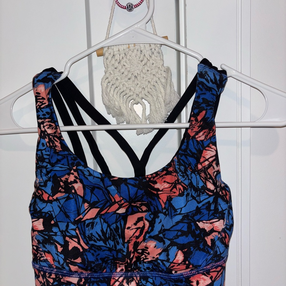 Lululemon patterned sports bra